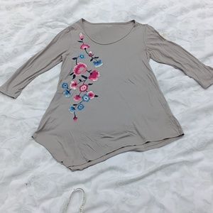 Garnet Hill embroidered tunic